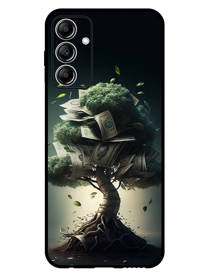 Theodor Protective Case Anti Scratch Shock Proof Bumper Cover For Samsung Galaxy A15 Money Plant - Image 1