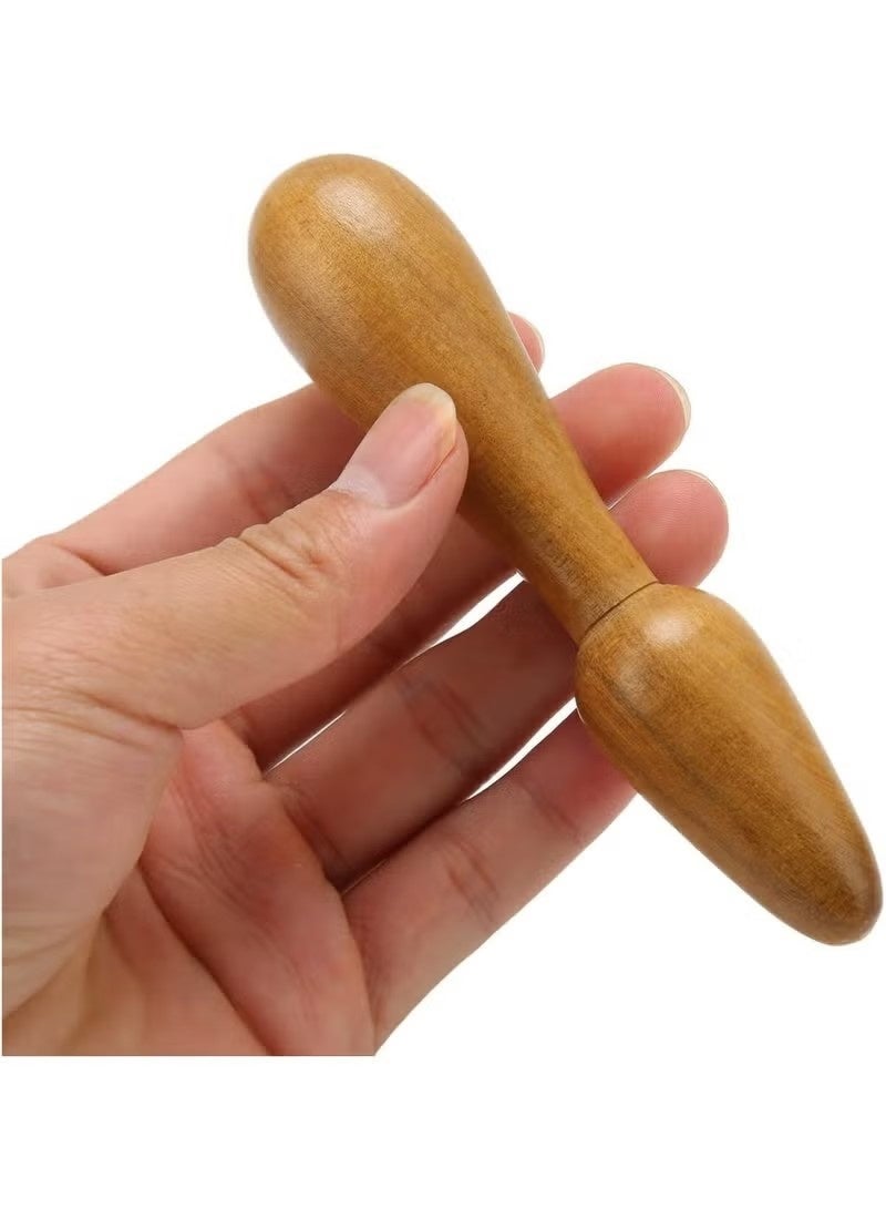 قلمان خشبيان للوخز بالإبر، أداة تدليك الأنسجة العميقة لتخفيف آلام القدم والجسم - Image 4