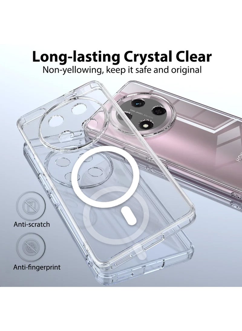Techie Honor X9c / X60 5G Clear Case with MagSafe – Slim, Anti-Yellowing Cover with Camera Lens Protection, Magnetic Holder Compatible - Image 5