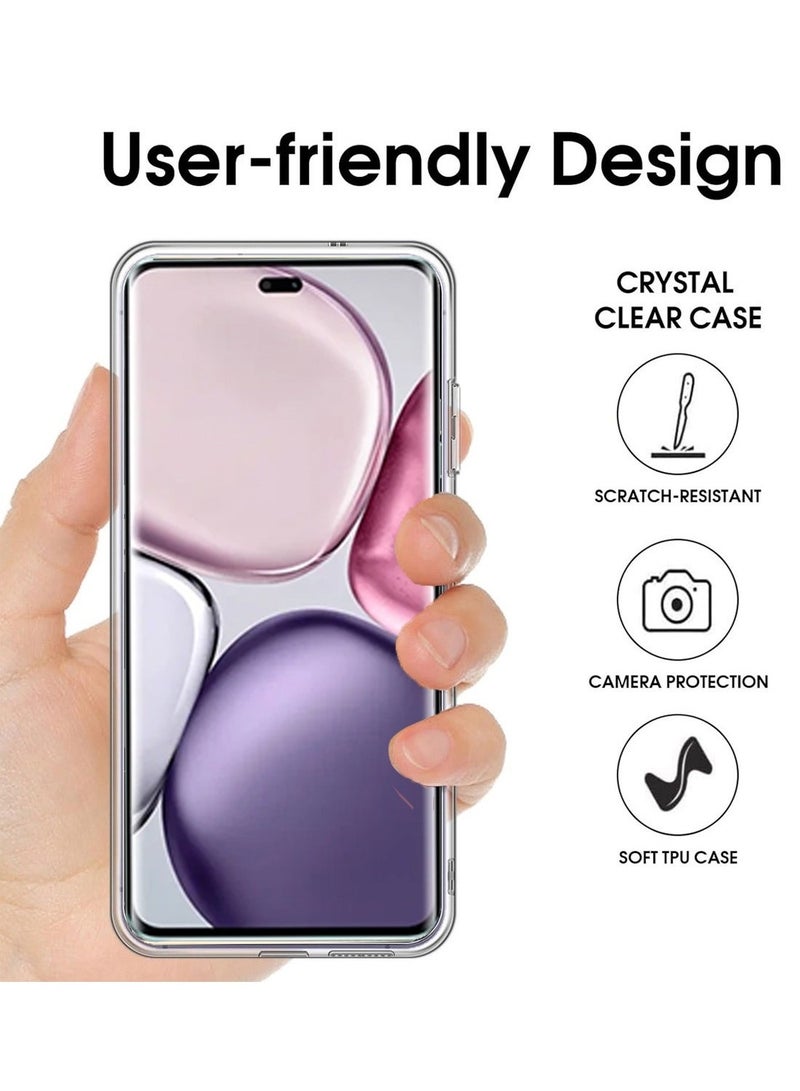 Techie Honor X9c / X60 5G Clear Case with MagSafe – Slim, Anti-Yellowing Cover with Camera Lens Protection, Magnetic Holder Compatible - Image 4