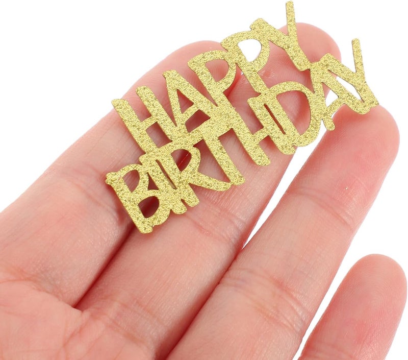 KICHOUSE Birthday Party Confetti Decoration Set Metallic Festive Paper Confetti Glitter Table Scatter Gathering Celebration - Image 4