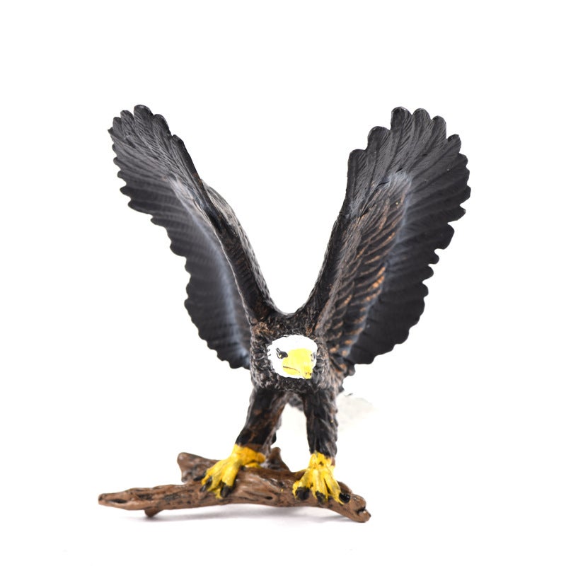 Lifelike Eagle Chick Model Toy for Kids trunk bald eagle 