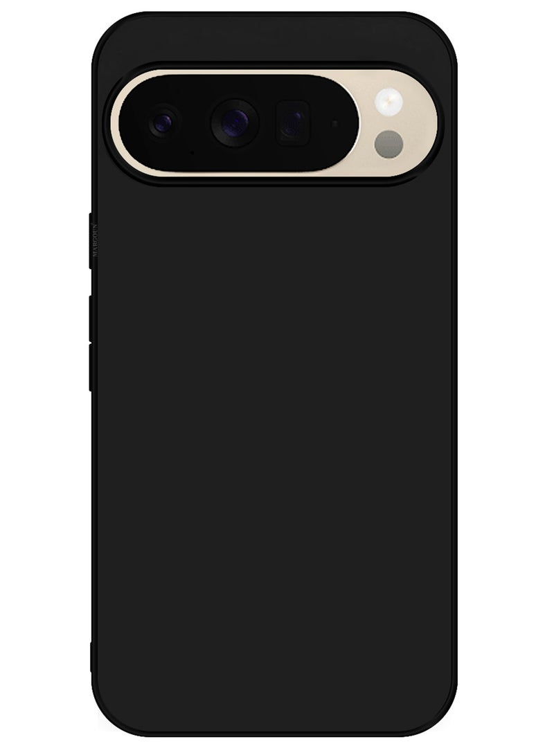 Silicone Back Cover for Pixel 10 Pro XL – Impact Resistant - Full Body Protection - Black - Image 3