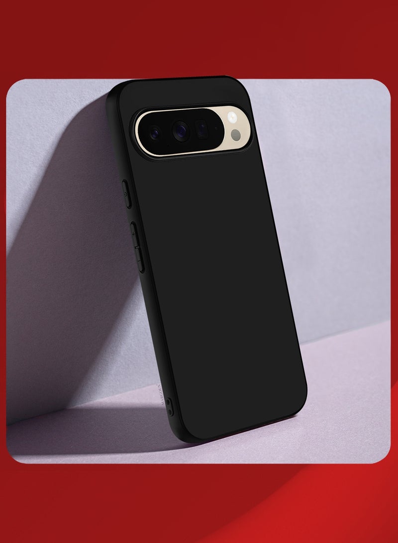 Silicone Back Cover for Pixel 10 Pro XL – Impact Resistant - Full Body Protection - Black - Image 2