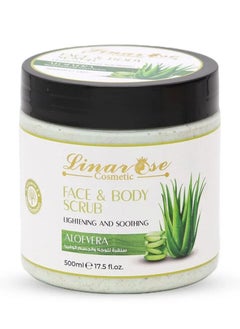 LINAROSE Aloe Vera Face & Body Scrub - 500ml  - Image 1