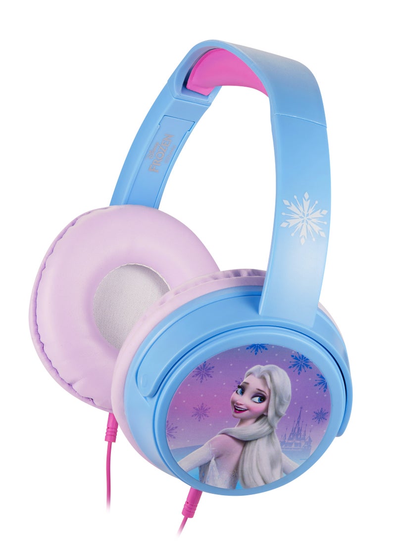 Volkano Frozen Wired Over-Ear Headphones with Removable Microphone and 5 Stickers – Adjustable Ergonomic Headband, Safe Listening at 85dB, Perfect for Zoom, Teams, and Social Platforms  - Image 2