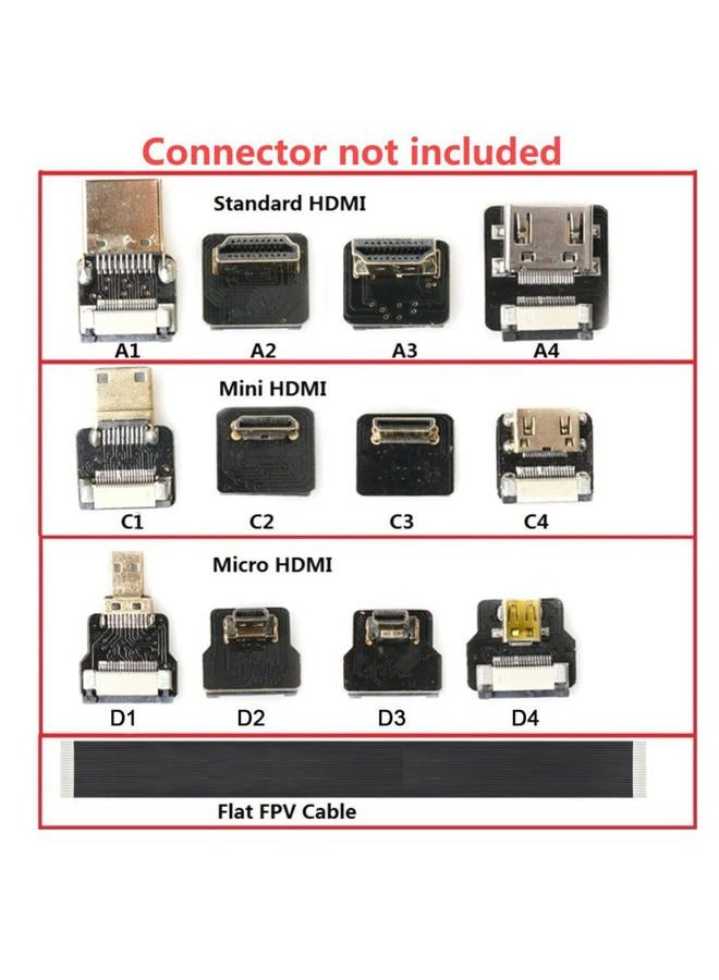 Chenyang CY CYFPV FPC Ribbon Flat Cable 0.5mm Pitch 20Pin for HDMI HDTV FPV Multicopter Aerial Photography 10cm - Image 4