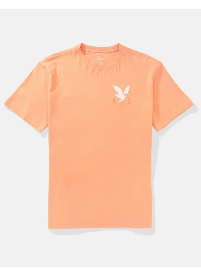 امريكان ايجل Logo Graphic Crew Neck T-Shirt