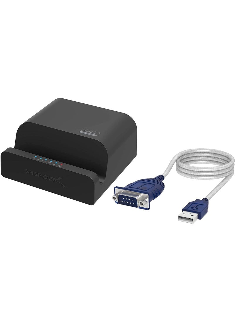 SABRENT SABRENT Universal Laptop Docking Station  USB 20 to Serial 9Pin DB9 RS232 Converter Cable  - Image 1