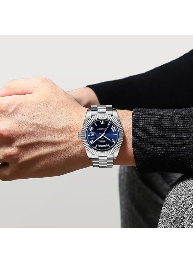 NIBOSI Men Watches Analog Quartz Stainless Steel Watches for men Waterproof Business Classic Desiger Wrist Watch Day&Date - Image 5