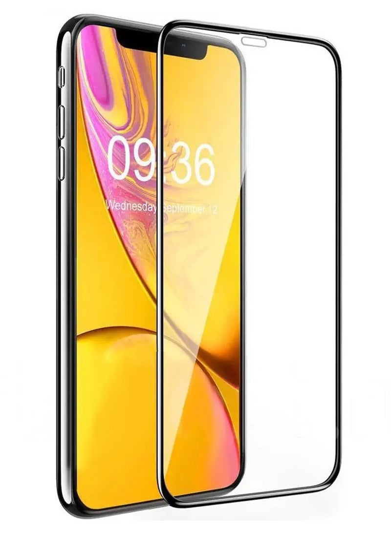 واقي شاشة زجاجي منحني عالي الدقة 5D لهاتف iPhone 11/iPhone Xr مقاس 6.1 بوصة - Image 1