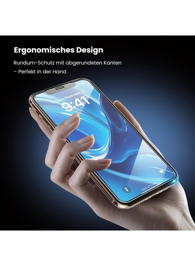 واقي شاشة زجاجي منحني عالي الدقة 5D لهاتف iPhone 11/iPhone Xr مقاس 6.1 بوصة - Image 4