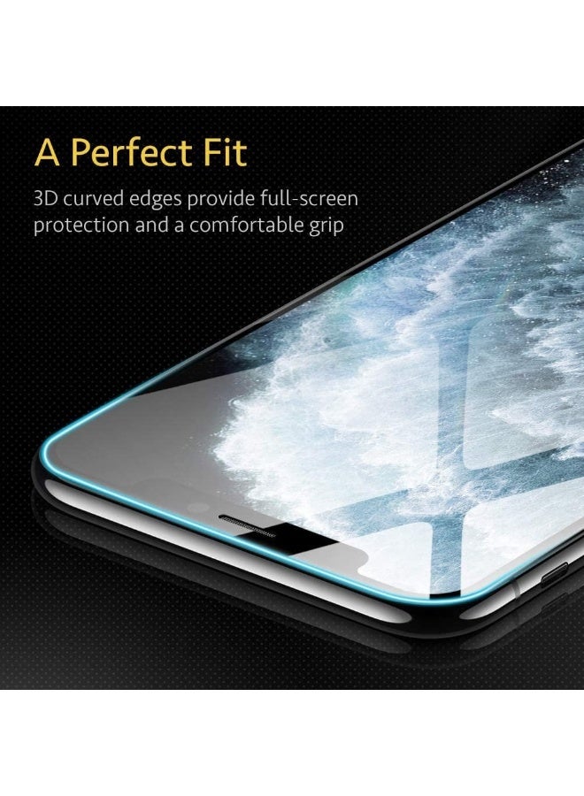 واقي شاشة زجاجي منحني عالي الدقة 5D لهاتف iPhone 11/iPhone Xr مقاس 6.1 بوصة - Image 5