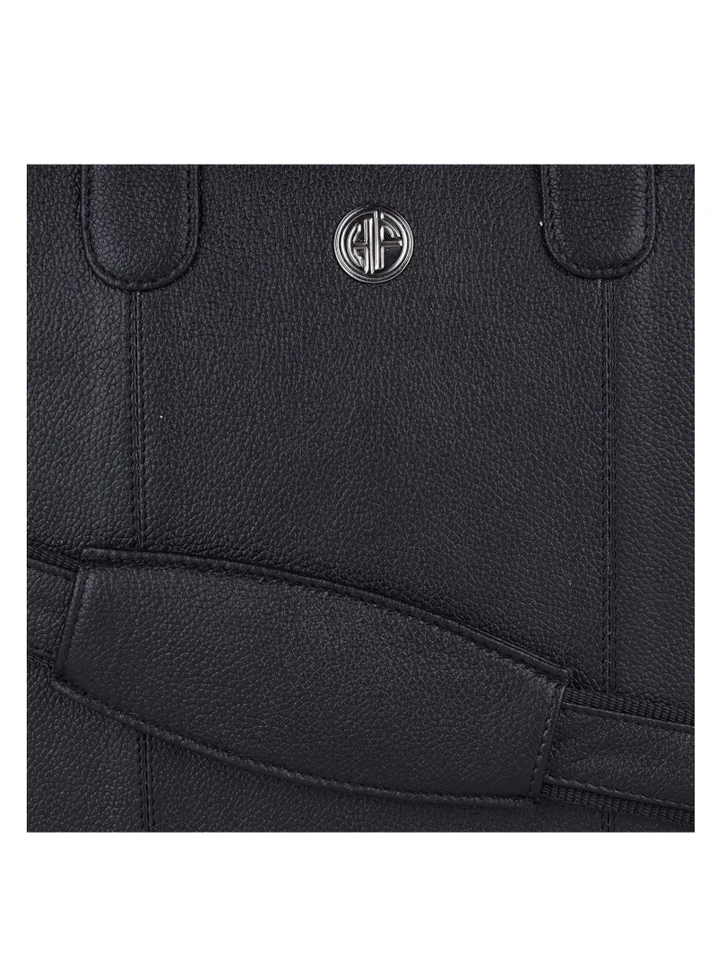 Hammonds Flycatcher  Laptop Bag for Men - Leather Office Bag - Fits 14/15.6/16 Inch Laptop - Black Shoulder Bag for Travel - Executive Messenger Bag - Leather Handbag with Water Resistant LB220BLK  | Best Price UAE