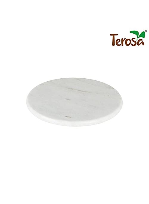 Terosa Terosa Pearl White Mega Chakla BelansPolpat SetRolling Board Pins2 10 Chakla Set of 12x2 Indian Rosewood Marble Belans Set of 3  - Image 3