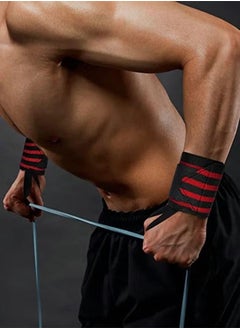 Ocean Strength Band Bracelet Customized Elastic Sports Bracelet Fitness Weightlifting Fitness Belt (Red)  - Image 1