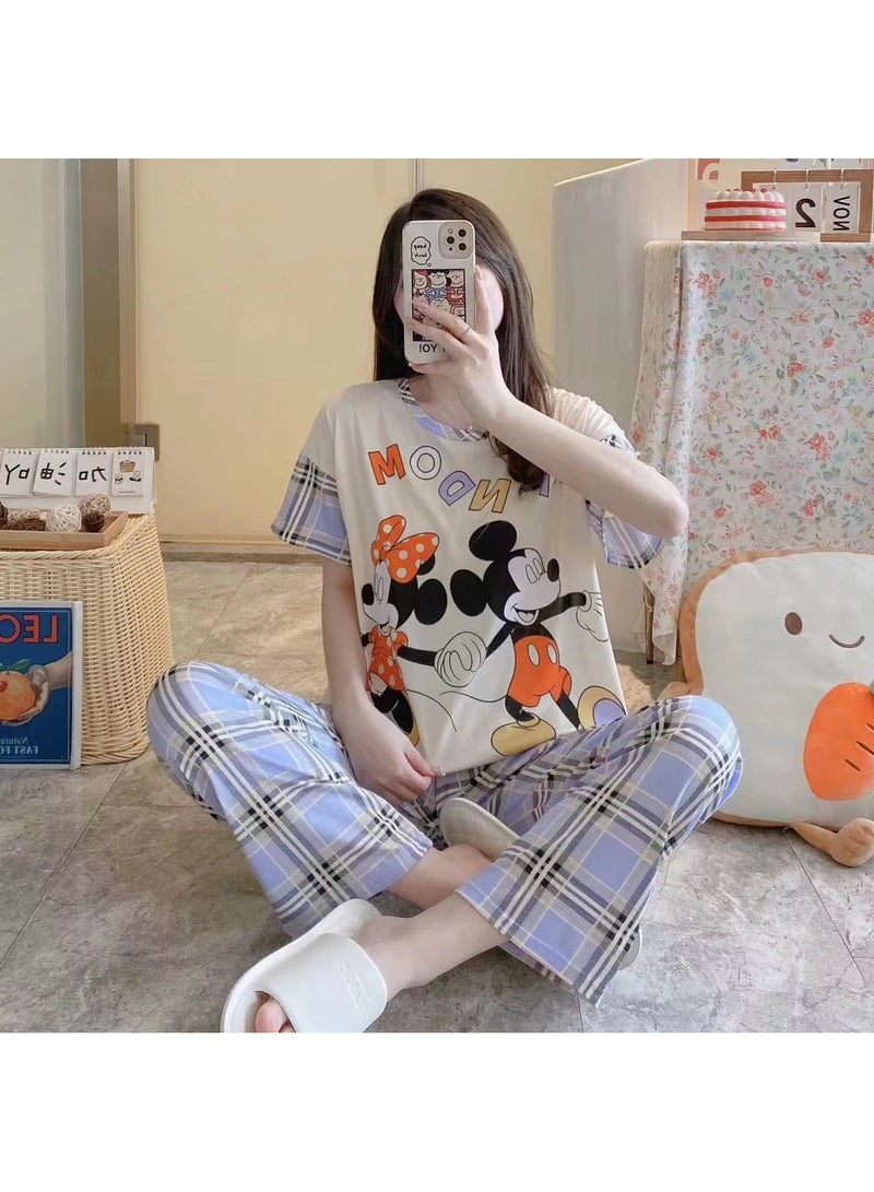 DubaiGallery Silk Women Pajama Sets Satin Pajama Sleepwear Pajamas Nightgown Summer Long Sleeve Pants Pyjamas