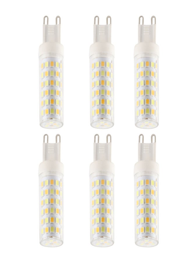 6PCS 77LED G9 Light Bulb 9W Small Ceiling Lamp Bulb 3 Light Color Wall Lamp Bulb for Home - Image 3