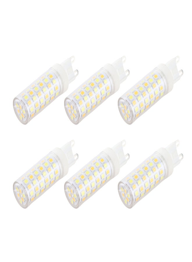 6PCS 77LED G9 Light Bulb 9W Small Ceiling Lamp Bulb 3 Light Color Wall Lamp Bulb for Home - Image 4