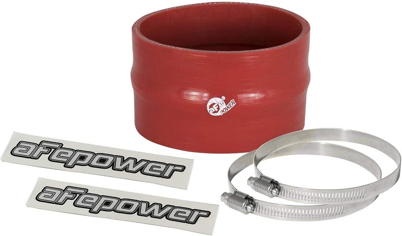 aFe Power Silicone Coupling Kit - 3.5 Inch Inside Diameter, Red