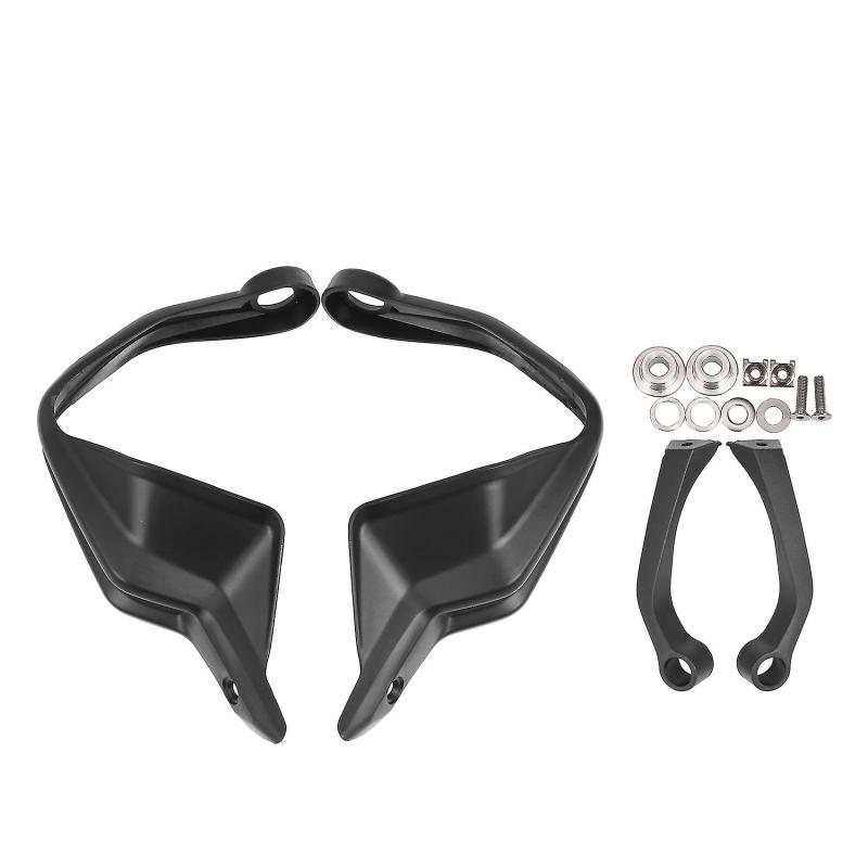 واقيات اليد السوداء البلاستيكية للدراجات النارية وواقي المقود لبي إم دبليو F750GS F850GS - واقي يدين قابل للتركيب مع الزجاج الأمامي لموديلات 2018-2019 - Image 1