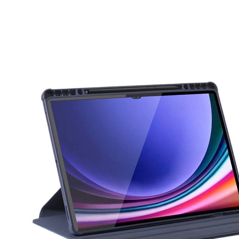 DGG Blue Samsung Tab Rotating Case Compatible with Samsung Galaxy Tab S9 Plus / Samsung Galaxy Tab S9 with Protective Cover Stand Function and Daily Tablet Carry - Image 3