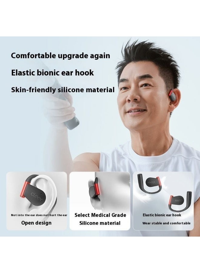 كلير Cleer ARC 5 Open-Ear Smart AI Sports Running Headphones, Bluetooth with Touch Screen Dbe4.0 Amoled, 60H Battery, Pink - Image 4