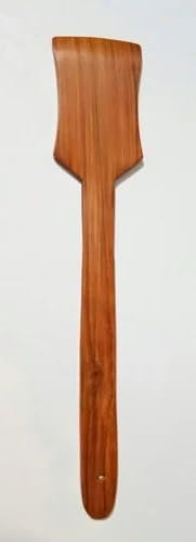 Woodilla Wooden Spatula for Cooking | Non-Toxic Handmade Palta for Dosa, Roti & Chapati | Wooden Turner/Flip Spatula for Non-Stick Cookware | Kitchen Cooking Tool - Image 4