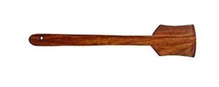 Woodilla Wooden Spatula for Cooking | Non-Toxic Handmade Palta for Dosa, Roti & Chapati | Wooden Turner/Flip Spatula for Non-Stick Cookware | Kitchen Cooking Tool - Image 2
