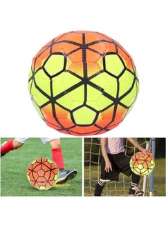 Soccer Ball, Training Football for Kids and Adults, Inflatable PU Leather Football, Sports Ball Equipment, for Boys Grils Outdoor Activity