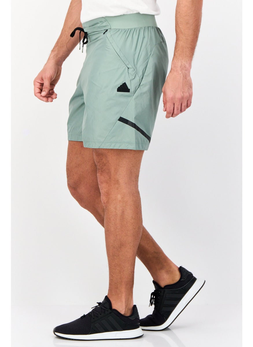 Adidas Men Sportswear Fit Training Shorts, Green  - Image 2