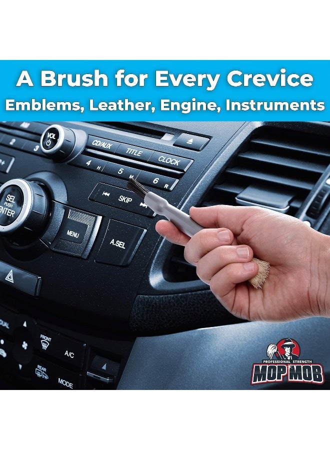 Mop Mob Pro-grade Auto Detailing Brush Kit 12 Pack - Image 3