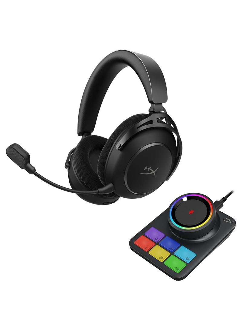 HyperX Cloud Alpha 2 Wireless Gaming Headset for PC, PS5, PS4, Nintendo Switch, Mac, Mobile, and Bluetooth - Black I AJ5C7AA - Image 1