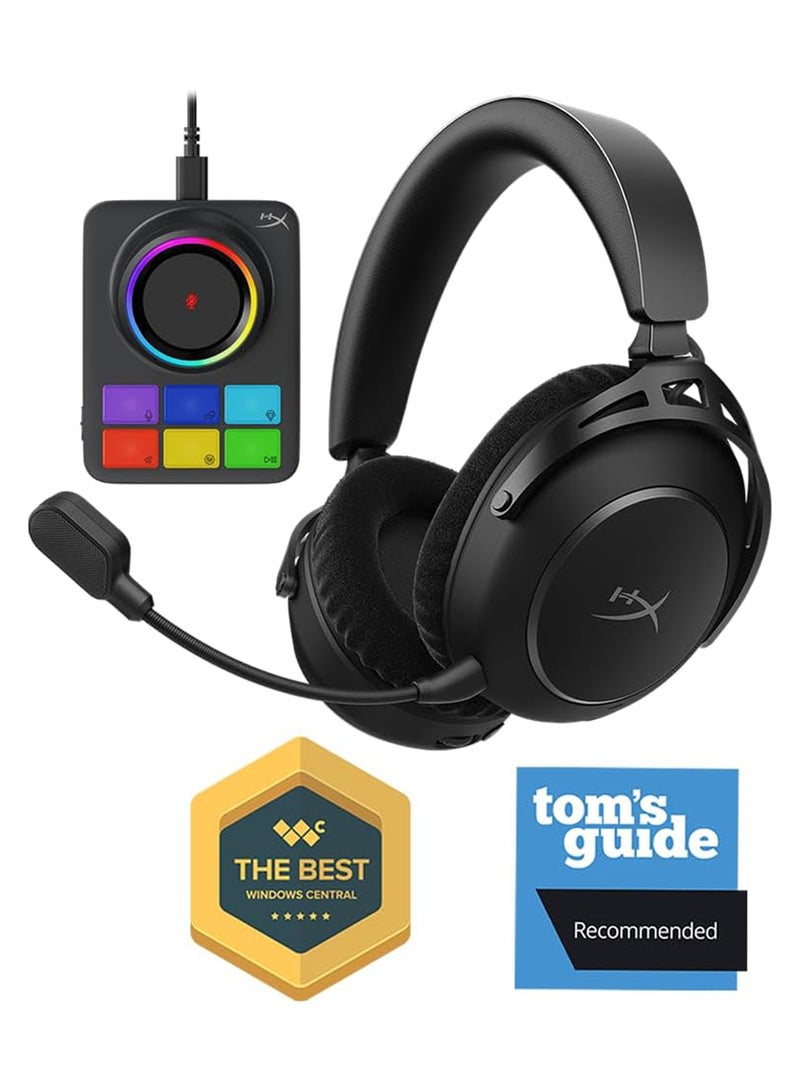 HyperX Cloud Alpha 2 Wireless Gaming Headset for PC, PS5, PS4, Nintendo Switch, Mac, Mobile, and Bluetooth - Black I AJ5C7AA - Image 2