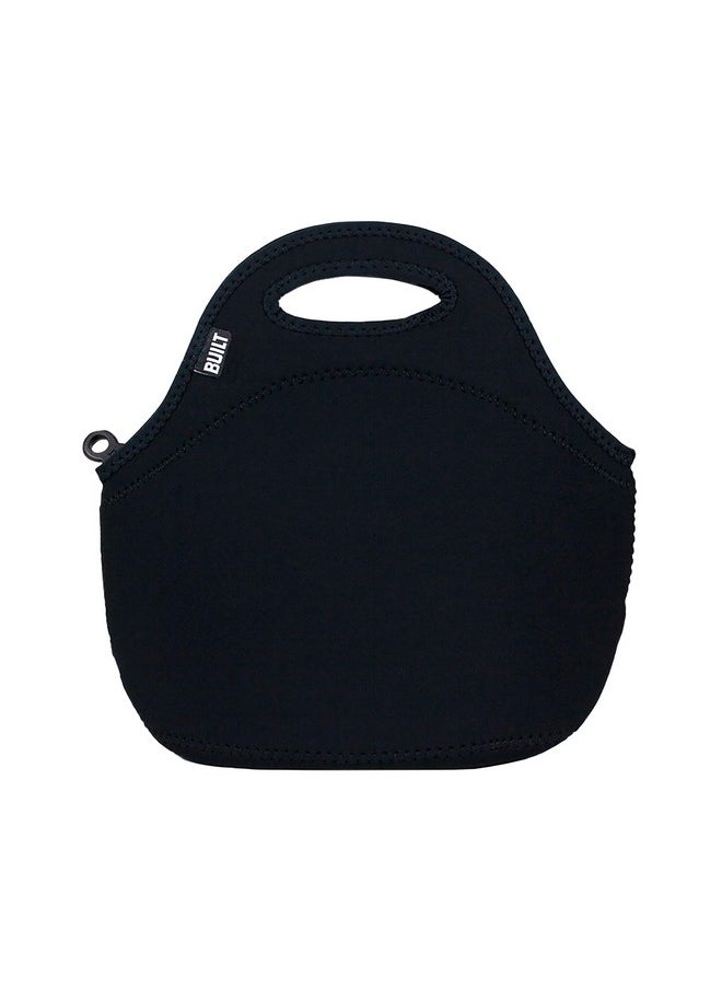 Built - BUILT Gourmet Getaway Soft Neoprene Lunch Tote Bag Lightweight, Insulated and Reusable, One Size, Black - Image 1