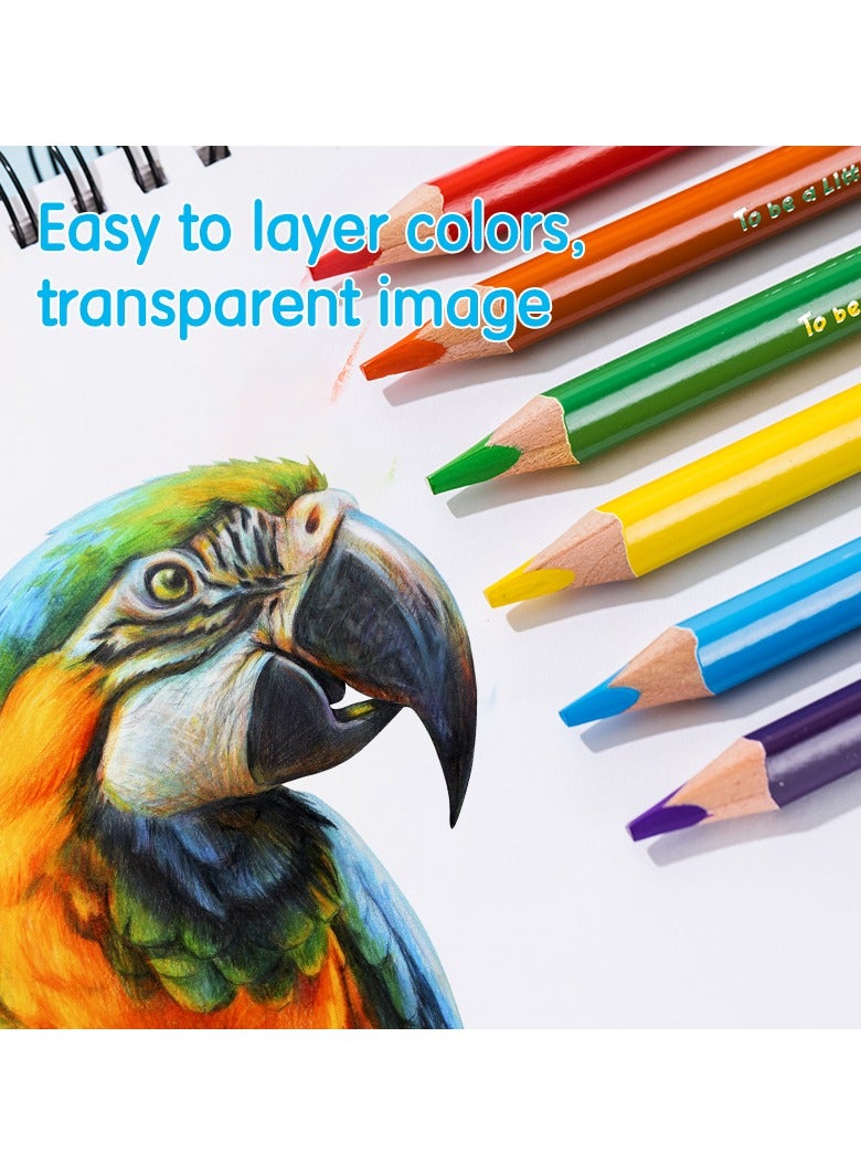 Deli EC00600 COLOR KIDS Jumbo Colored Pencils, 12 Colors, 5mm Lead, Pre-Sharpened, Triangular Barrel for Kids - Image 3