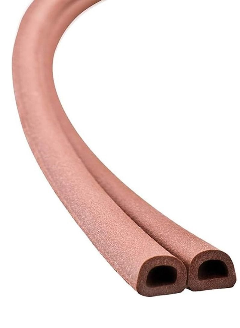 Beorol RACO Beorol Sealing Tape Self Adhesive 'D' Profile Brown 2 X 3Mtrs DBE6. - Image 2