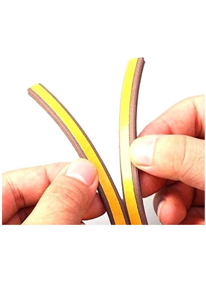 Beorol RACO Beorol Sealing Tape Self Adhesive 'D' Profile Brown 2 X 3Mtrs DBE6. - Image 5