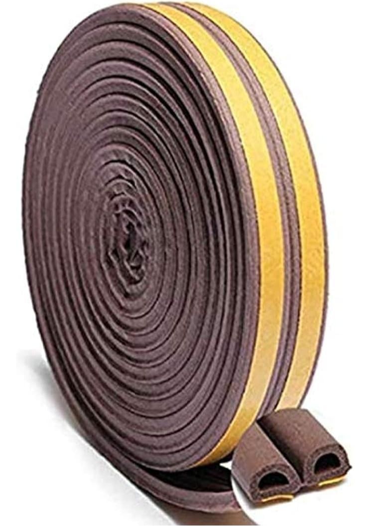 Beorol RACO Beorol Sealing Tape Self Adhesive 'D' Profile Brown 2 X 3Mtrs DBE6. - Image 4