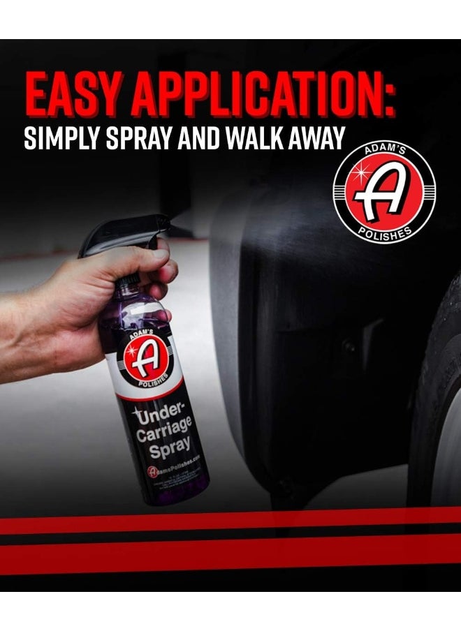 Adam's Polishes - Sio2 Infused Invisible Undercarriage Spray, Black Satin, 16 Oz - Image 1