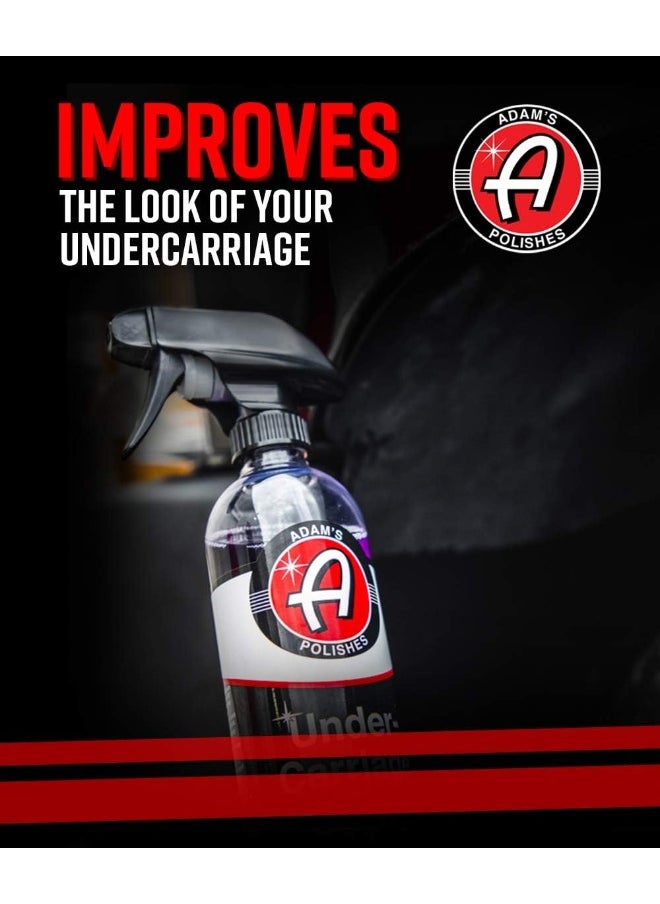 Adam's Polishes - Sio2 Infused Invisible Undercarriage Spray, Black Satin, 16 Oz - Image 1