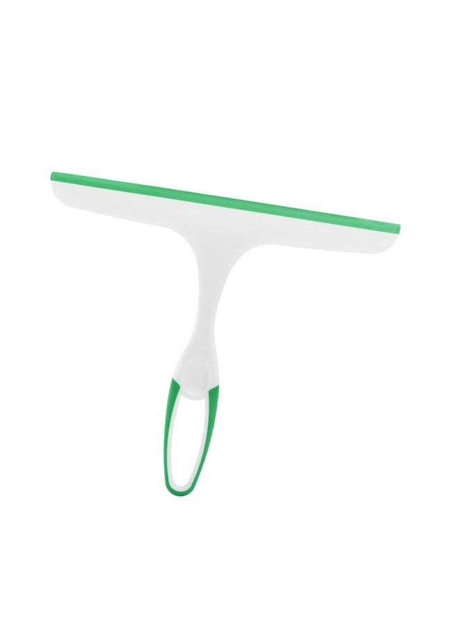 NIBEMINENT - Window Glass Squeegee Double Sided TPR Rubber Strip Sweeping Scrubbing Window Shower Squeegee for Tiles Doors Mirrors Green - Image 1