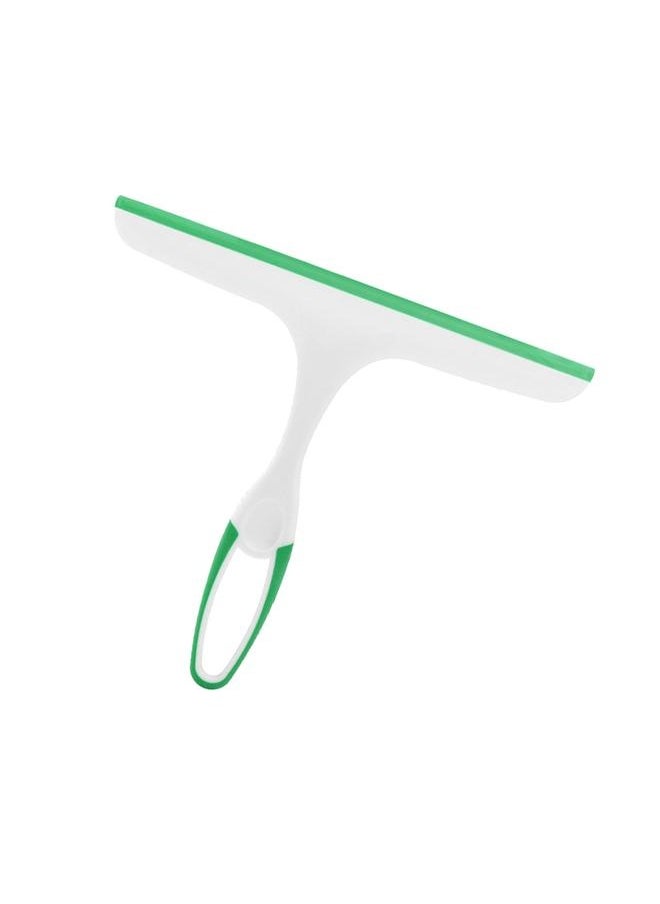 NIBEMINENT - Window Glass Squeegee Double Sided TPR Rubber Strip Sweeping Scrubbing Window Shower Squeegee for Tiles Doors Mirrors Green - Image 1