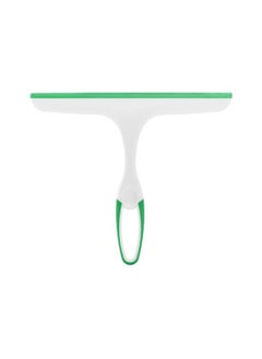 Window Glass Squeegee Double Sided TPR Rubber Strip Sweeping Scrubbing Window Shower Squeegee for Tiles Doors Mirrors Green