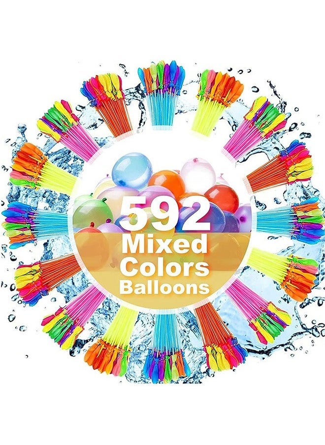 LENND Water Balloons for Kids Adults Filling Water. Balloons Set Summer Splash Party Easy Quick Fun Outdoor Backyard for Swimming Pool - Image 1