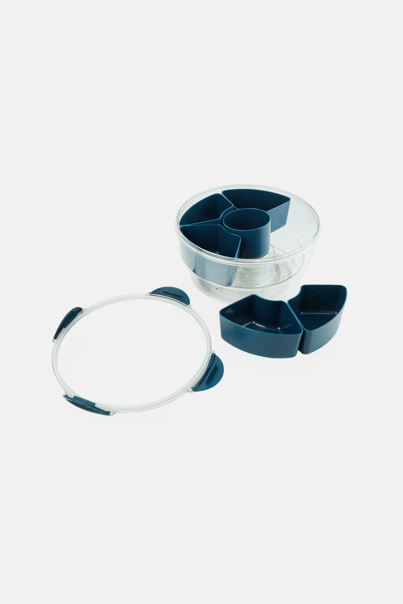 Phantom Chef 6- Section Rotating Food Storage Container, Multicolor - Image 2