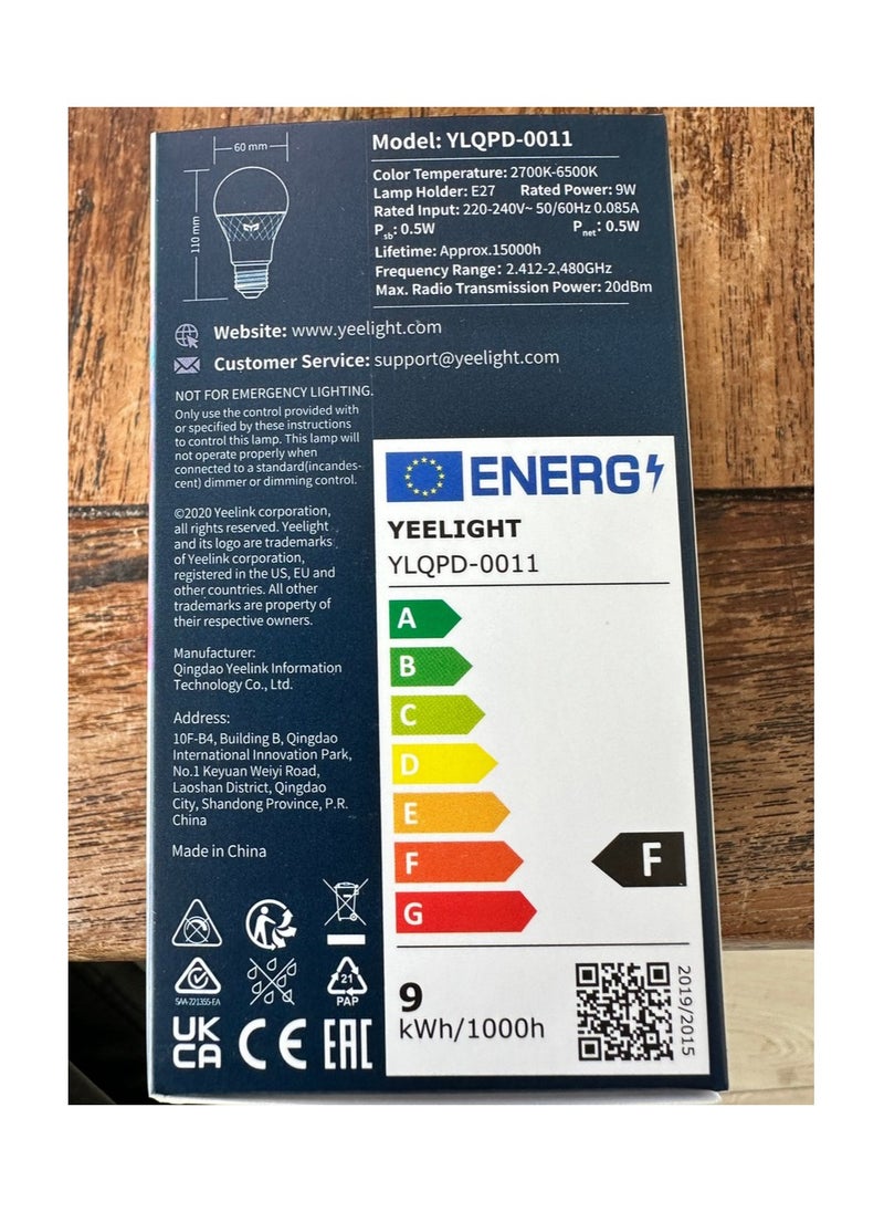 Yeelight - Yeelight Smart LED Bulb W4 Lite (Multicolor) - 1 pack - Image 1