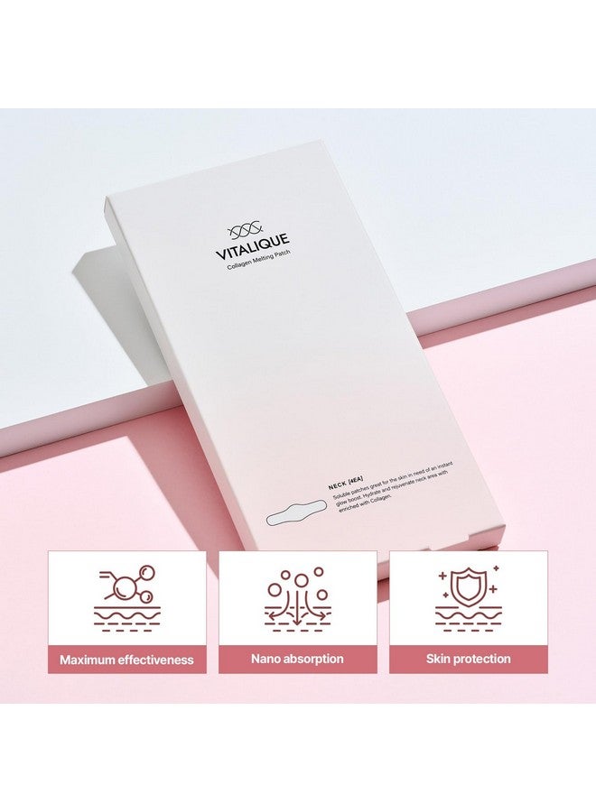 MEDITHERAPY MEDITHERAPY Vitalique Collagen Melting Patch (Neck) 4EA, Korean Patch for Glowing Skin, Moisturizing and Hydrating for Dry Skin, Fine Lines Care, Korean Skincare  - Image 2