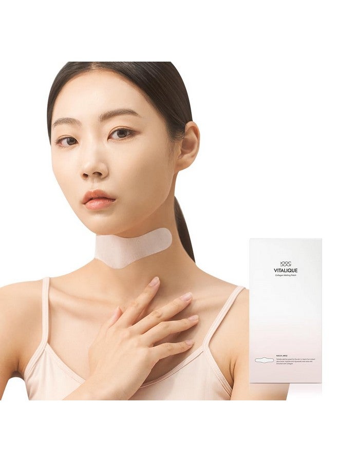MEDITHERAPY MEDITHERAPY Vitalique Collagen Melting Patch (Neck) 4EA, Korean Patch for Glowing Skin, Moisturizing and Hydrating for Dry Skin, Fine Lines Care, Korean Skincare  - Image 1