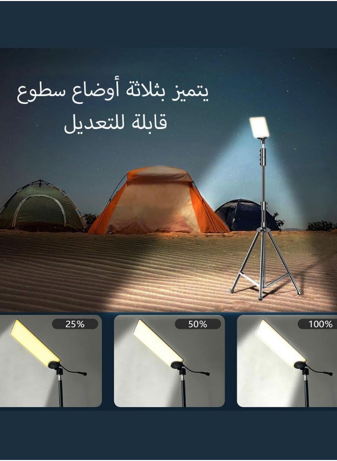 Generic Professional Camping  Outdoor Trip Light – 9600 Lumens, Multi-Color Modes, Remote Control, IP68 Waterproof  - Image 2